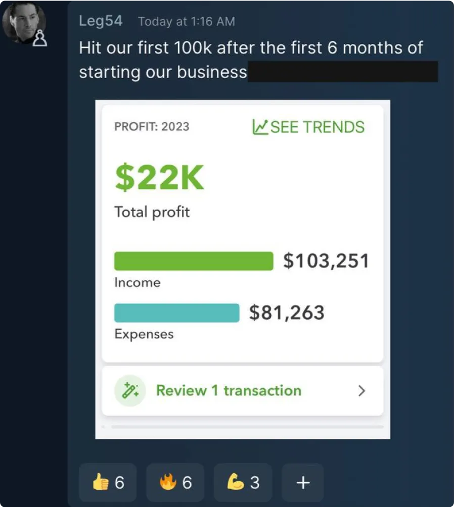 The Real World student making money with AI